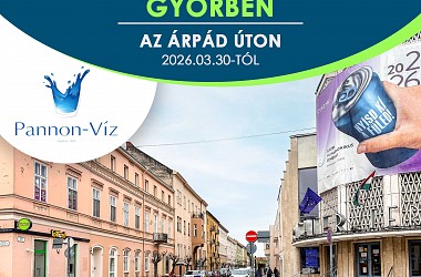 Forgalomkorlátozás Győrben az Árpád úton